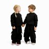 Černá dětská mikina Monochrome Love | ŤUŤU KIDS