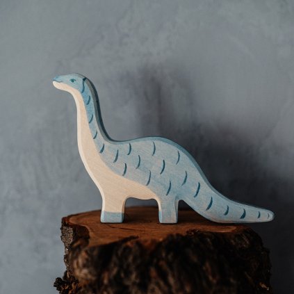 holztiger drevena figurka dinosaurus brontosaurus