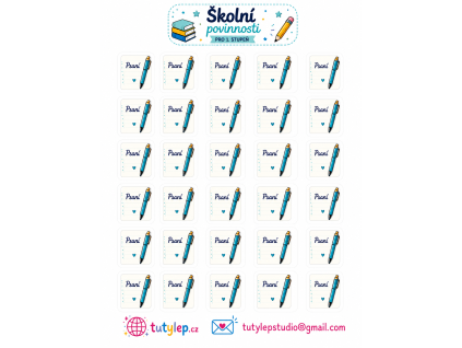 psaní