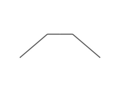 short anti roll bar 1 1 mm