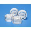 Tamiya 51021 26mm Rally dish Wheels (white) (4)