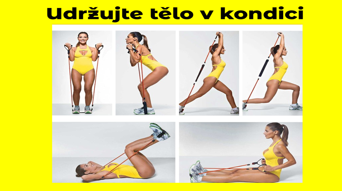Fitness set 11 ks resistenční gumy
