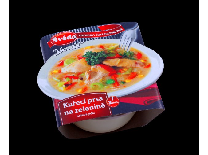 kuřecí prsa na zelenině