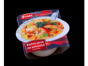 kuřecí prsa na zelenině