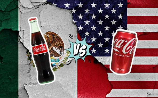 Jaký je rozdíl mezi Coca Colou z USA vs z Mexika?