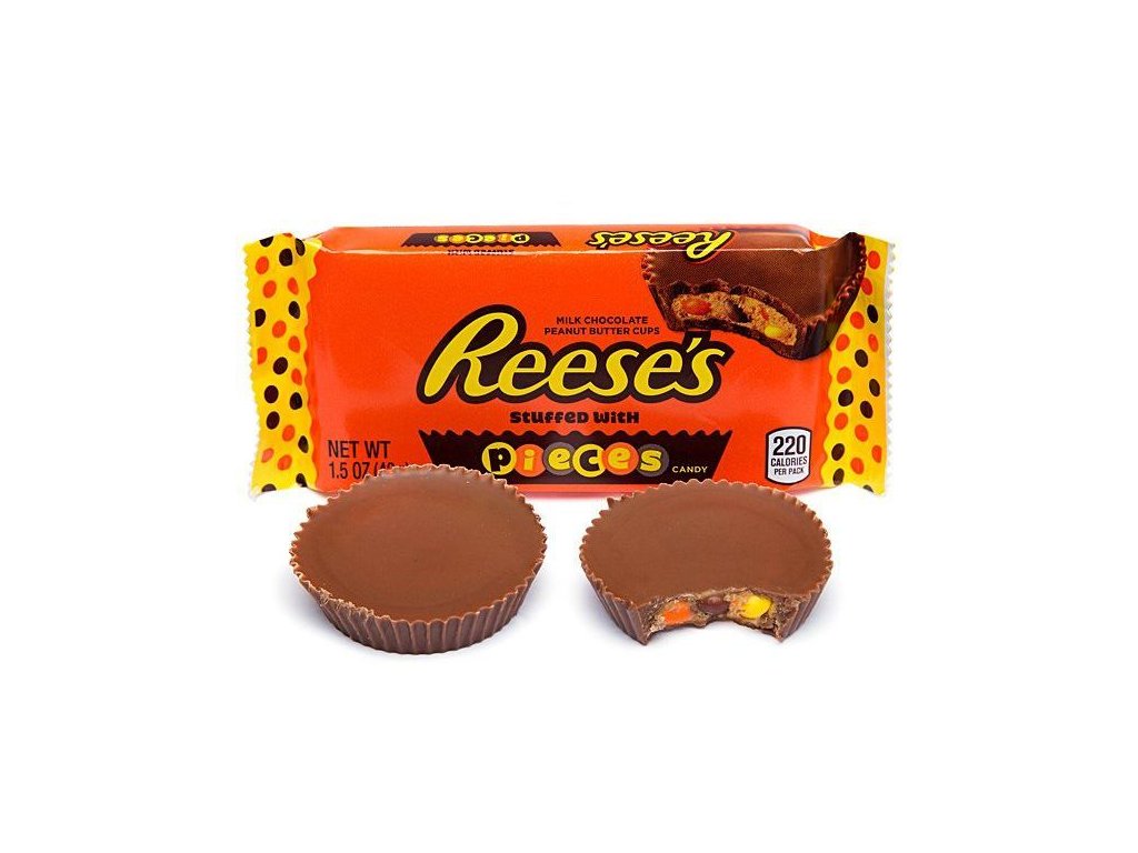 Reeses 2 Peanut Butter Cups with pieces 42g