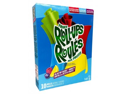 Fruit Roll Ups Blastin' Berry Hot Colors 10 kusů 141g