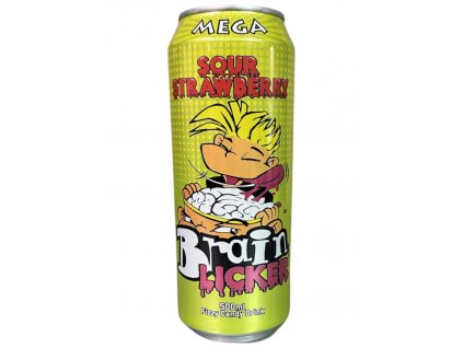 Brain Mega Sour Strawberry Drink 500ml