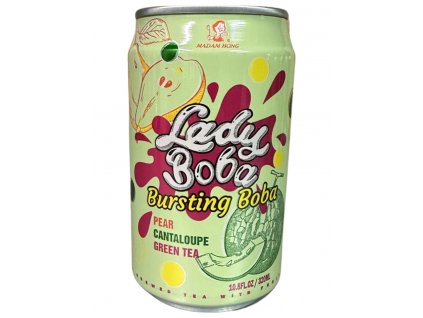 Lady Boba Bursting Boba Bubble Cantaloupe Pear 320ml