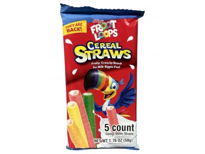 Kellogg's Froot Loops Cereal Straws 50g