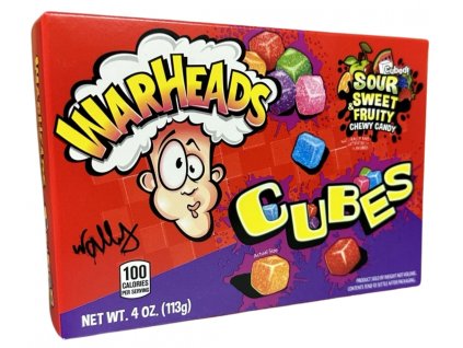 Warheads Sour Chewy Cubes 113g