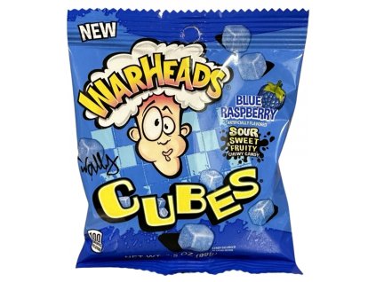 Warheads Blue Raspberry Cubes 99g