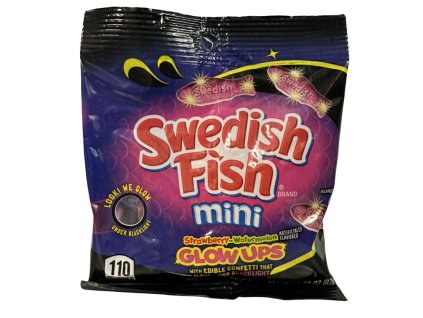 Swedish Fish Strawberry Watermelon Glow Ups 87g
