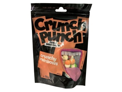 Crunch Punch Sour Crunchy Rainbows 50g