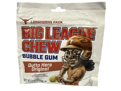 Big League Chew Bubble Gum Original Longhorns Pack 60g