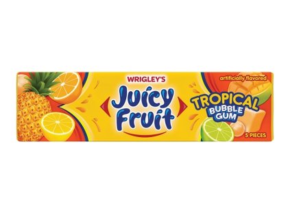 Wrigley's Juicy Fruit Tropical Bubblegum 33g
