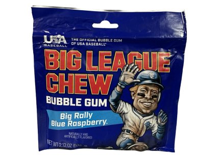 Big League Chew Bubble Gum Blue Raspberry 60g