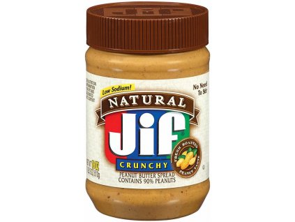 Jif Natural Crunchy Peanut Butter 454g
