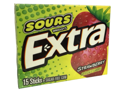 Wrigley's Extra Sours Strawberry 40,5g