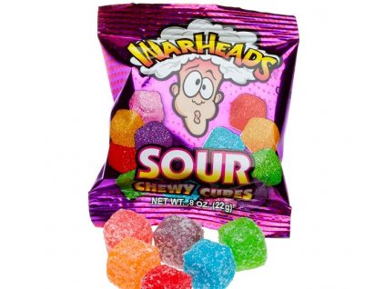 Warheads Sour Chewy Cubes 22g