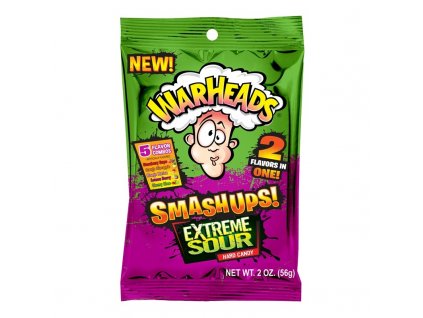 Warheads Extreme SmashUps Hard Candy 56g