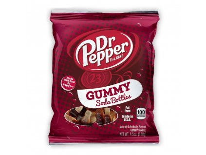 Dr Pepper Gummy Soda Bottles 127g