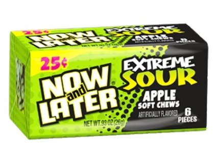 Now & Later Extreme Sour Apple 26g