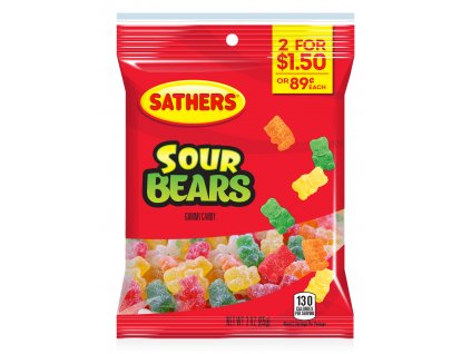 Sathers Sour Gummi Bears 85g