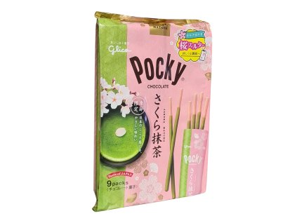 Pocky Spring Limited Sakura Matcha (9 x 24,3g) 218,7g