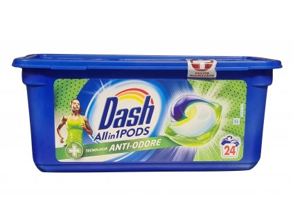Dash All in 1 Pods Anti odore prací kapsle 24 dávek 602,4g
