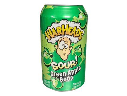 Warheads Sour Green Apple Soda 355ml