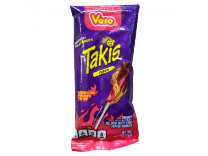 Takis Fuego lízátko s chilli práškem 24g