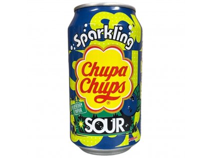 Chupa Chups Sparkling Sour Blueberry 345ml