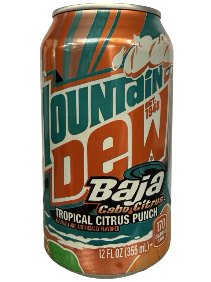 Mountain Dew Baja Cabo Citrus 355ml