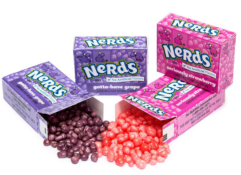 Wonka Nerds Mini Strawberry & Grape  2 x 12g