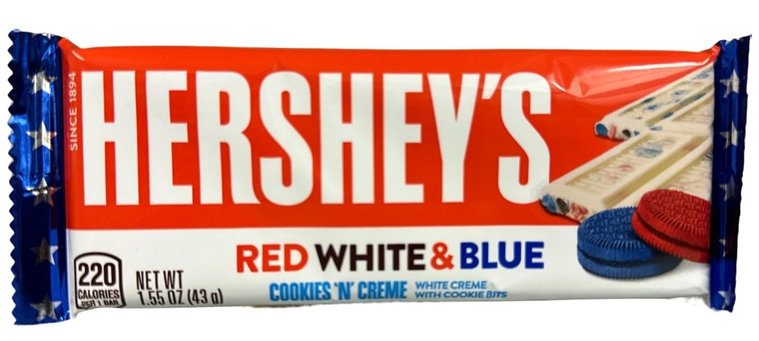 Hershey's Red White & Blue Cookies & Creme 43g