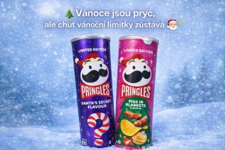 🎄 Vánoce jsou pryč, ale chuť vánoční limitky zůstává 😋 Limitované edice Pringles Santa’s Secret Flavour a Pigs in Blankets...