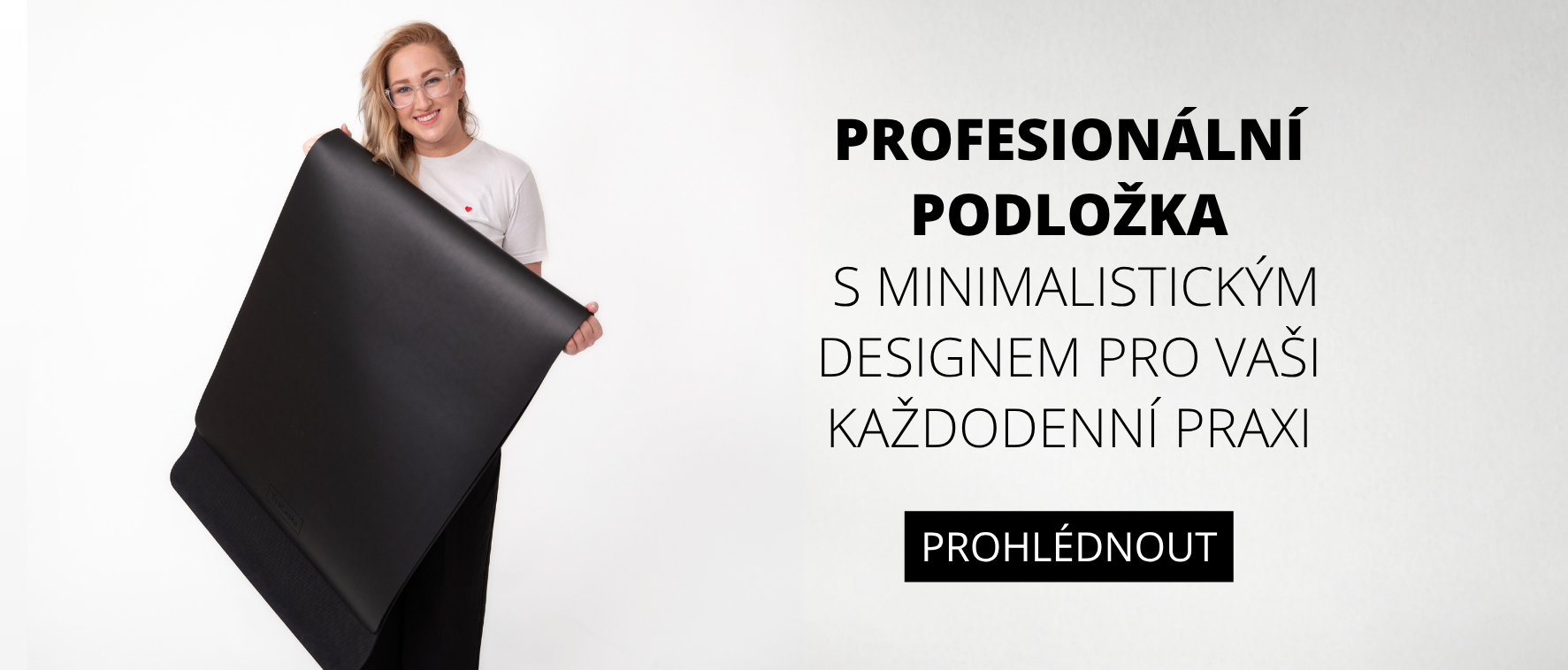 černá podložka