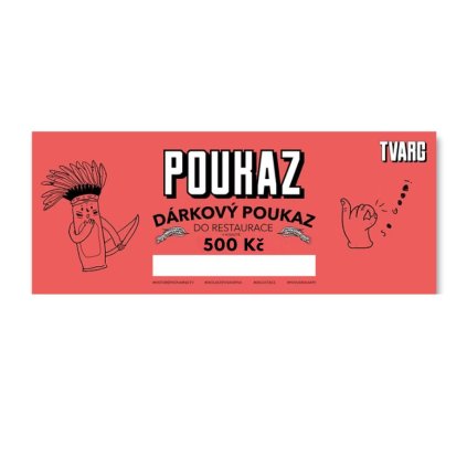 Poukaz restaurace 500