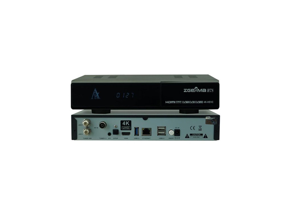 Amazon | ZGEMMA H7S 新4K衛星放送 テレビ 受信機 Linux 2*DVB