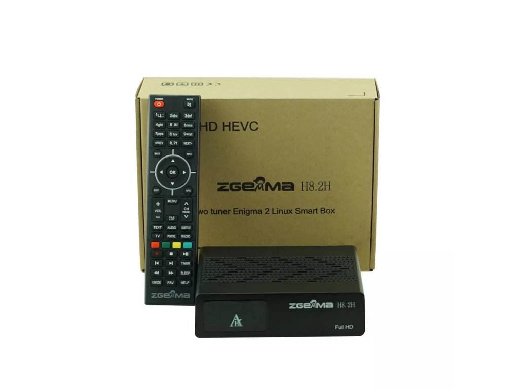 Kombinuotas imtuvas Zgemma H8.2H DVB-S2X + DVB-T2 / C H.265 HEVC