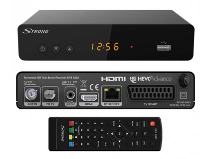 Strong SRT8222 DVB-T2 TWIN tuner