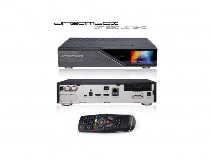 Dreambox DM 920 UHD (1x DVB-S2X FBC MultiStream)  + Konfigurace linuxového přijímače ZDARMA !