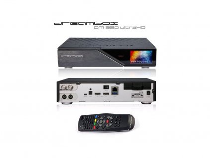 Dreambox DM 920 UHD (1x DVB-S2X FBC MS + 1x dual T2/C)  + Konfigurace linuxového přijímače ZDARMA !