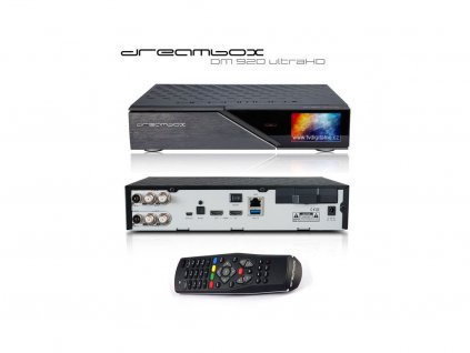 Dreambox DM 920 UHD (2x Triple MultiStream DVB-S2X/DVB-T2/DVB-C)  + Konfigurace linuxového přijímače ZDARMA !