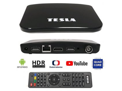TESLA TEH-500 PLUS DVB-T2 Android - rozbalený kus