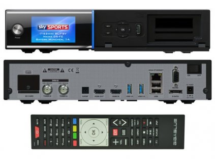 GigaBlue UHD Quad 4K (1x dual DVB-S2X FBC + 1x single DVB-T2C)  + Konfigurace linuxového přijímače ZDARMA !