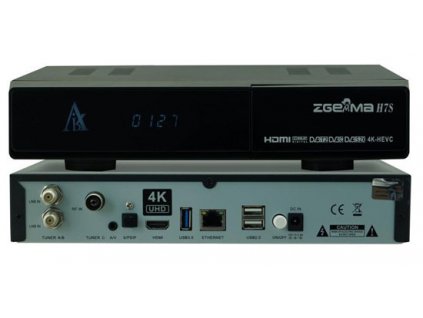 Zgemma H7S (2xDVB-S2X, 1x DVB-T2/C)  + Konfigurace linuxového přijímače ZDARMA !