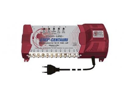 Multipřepínač EMP P.146-UP - 1 družici + TV - 12 účastníků