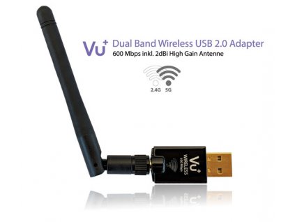 VU+ Wireless Dual Band USB adaptér 600 Mbps